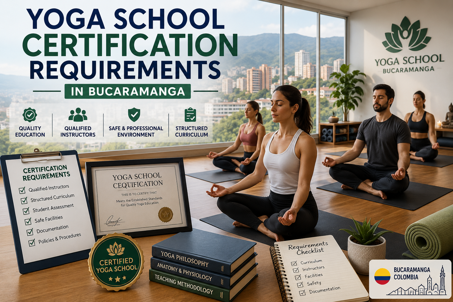 Yoga School Certification Requirements in Bucaramanga